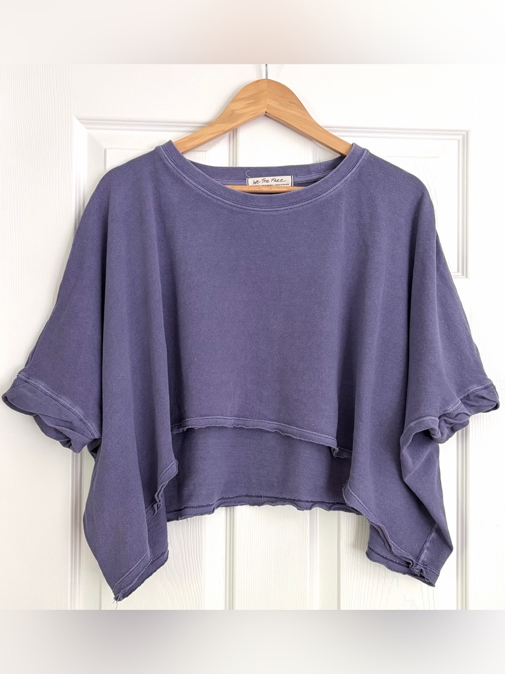 Free People We The Free  Cropped Boxy Top Size XS